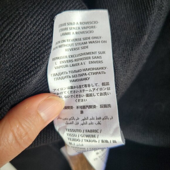 XL McQ Alexander McQueen Goth Black Zip SWALLOW Hoodie - EUC - Picture 13 of 15